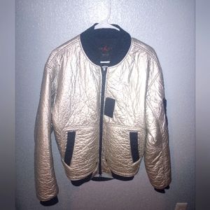 Air Jordan 23 MA-1 Metallic Silver Bomber Jacket